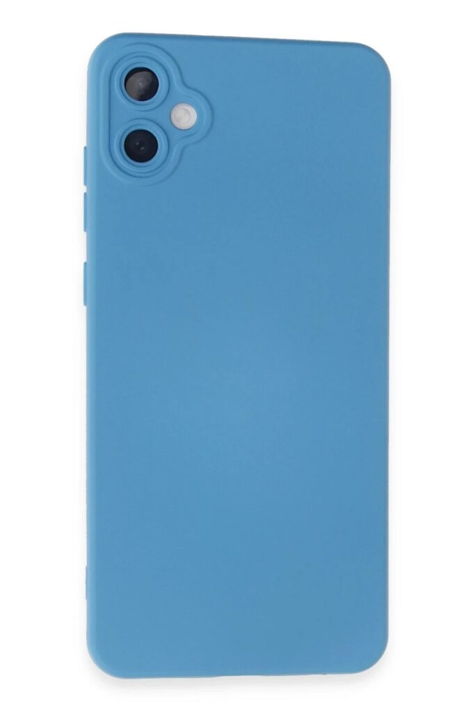 Mey İthalat®  Samsung Galaxy A05 Kılıf Nano içi Kadife Silikon - Mavi