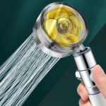 BUFFER® Turbo Pervaneli ve Filtreli Su Tasarruflu 360 Derece Dönebilen Tazyikli Duş Başlığı - Görsel 3