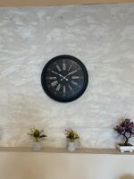 Black Noble 40 Cm Metal Modern Duvar Saati - Görsel 4