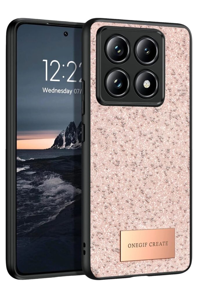 Mey İthalat®   Mi 14T Pro Bright Simli Kapak - Pembe