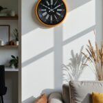 36 Cm Turuncu Dekoratif Duvar Saati
