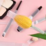 BUFFER® Makyaj Far Allık Kontür Eyeliner Fırça Malzemeleri Ürünleri Koruyucu File Kapak Örgü Kılıf S - Görsel 5