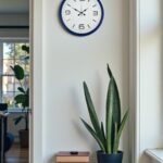 36 Cm Lacivert Modern Dekoratif Duvar Saati