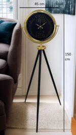 Prime Gold Şık Tripod Ayaklı Saat - Görsel 5