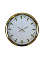 Gold & White Lüks Tasarım 40 Cm Gold Metal Duvar Saati - Görsel 4