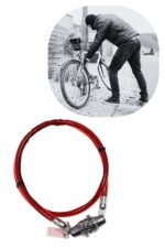 BUFFER® Şifreli Pratik ve Sağlam Bisiklet Kilidi - Görsel 2