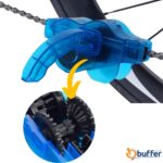 BUFFER® Bisiklet Zincir Dişlisi Koruyucu Pas Sökücü Temizleme Fırçası Aparatı Bakım Seti 4 Parça - Görsel 2