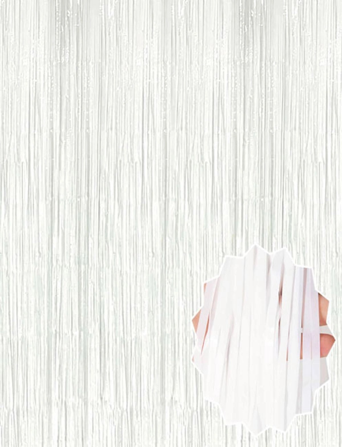 Mey İthalat® Soft Beyaz Renk Duvar ve Kapı Perdesi İthal 100x200 cm Mey İthalat® Soft Beyaz Renk Duvar ve Kapı Perdesi İthal 100x200 cm