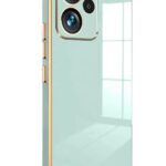 Mey İthalat®   Redmi Note 13 Pro Plus Kılıf Volet Silikon - Açık Yeşil