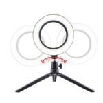 BUFFER® 8inç 20cm Youtube Instagram Tiktok Selfie  Stüdyo Video Fotoğraf Ring Light  Tripod Led Halk - Görsel 4