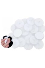 BUFFER® 20 Adet Şeffaf Yuvarlak 3 Cm Çaplı Güçlü Disk Yapışkanlar - Görsel 5