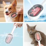 BUFFER® Su Hazneli Kedi ve Köpek Tüyü Toplamama Fırçası Su Hazneli Pet Tarağı - Görsel 5
