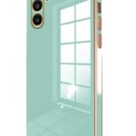 Mey İthalat®  Samsung Galaxy A25 5G Kılıf Volet Silikon - Açık Yeşil