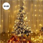 Yıldız Şekilli 3.5 Metre USB LED Işık – 20 Adet LED’li Dekoratif Ortam Aydınlatması - Görsel 3