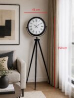 Black Elegance Tripod Ayaklı Saat - Görsel 4
