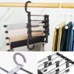 BUFFER®  Hareketli Dolap İçi Pantolon Kravat Şal Askı Sistemi Düzenleyici Katmanlı Askılık Organizer - Görsel 7