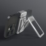 BUFFER®  360 derece Dönen Tüm Telefon Tipleri İle Uyumlu Metal Telefon Standı Braket - Görsel 5