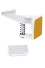 BUFFER® Bebek Çocuk Güvenliği Korumalı Yapışkan Çekmece ve Dolap İçin Tutucu Gizli Güvenlik Kilidi - Görsel 5