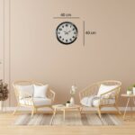 Krom Prime 40 Cm Metal Duvar Saati - Görsel 4
