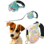 BUFFER® 5 Metre Desenli Makaralı El Frenli Otomatik Köpek Gezdirme Tasması - Görsel 3