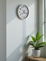 36 Cm Beyaz Çocuk Odası Duvar Saati - Görsel 2