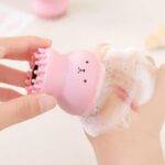 BUFFER® Peeling Etkili Mini El Yüz Cilt Temizleme Fırçası Silikon Temizlenmesi Kolay  Siyah Nokta Gi - Görsel 8