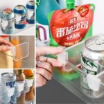 BUFFER® 10'luŞeffaf Buzdolabı Yan Kapı Düzenleyici Buzdolabı Dolap İçi Bölümleyici Aparatlar - Görsel 2