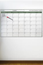 BUFFER® Manyetik Yapışkanlı Bir Aylık Program Planlayıcı Takvim 85x56 cm - Görsel 4
