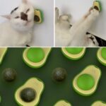 BUFFER® Avokado Model Yapışkanlı Kedi Oyuncağı Yenilebilir Kedi Nanesi Otu - Görsel 7