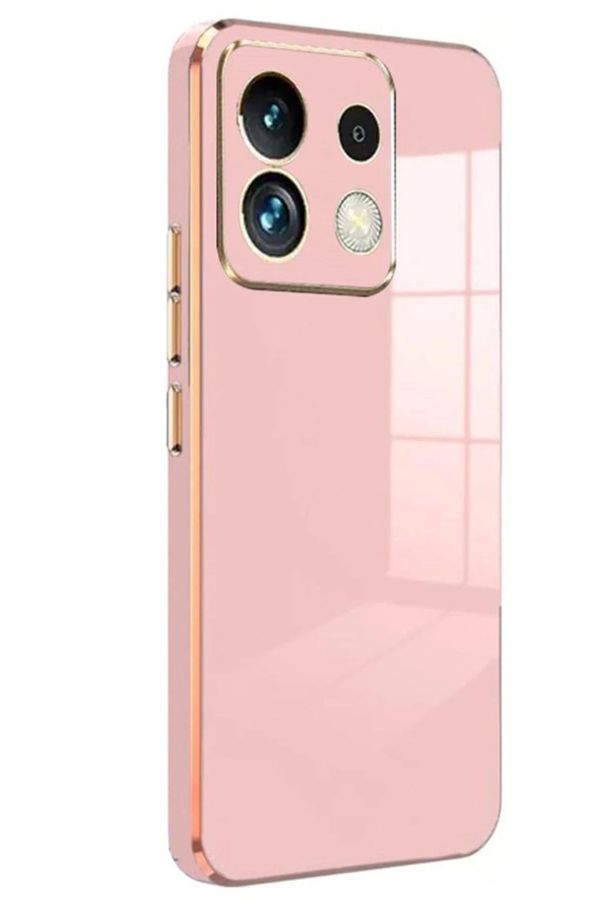 Mey İthalat® Redmi Note 13 5G Kılıf Volet Silikon - Pembe Mey İthalat® Redmi Note 13 5G Kılıf Volet Silikon - Pembe