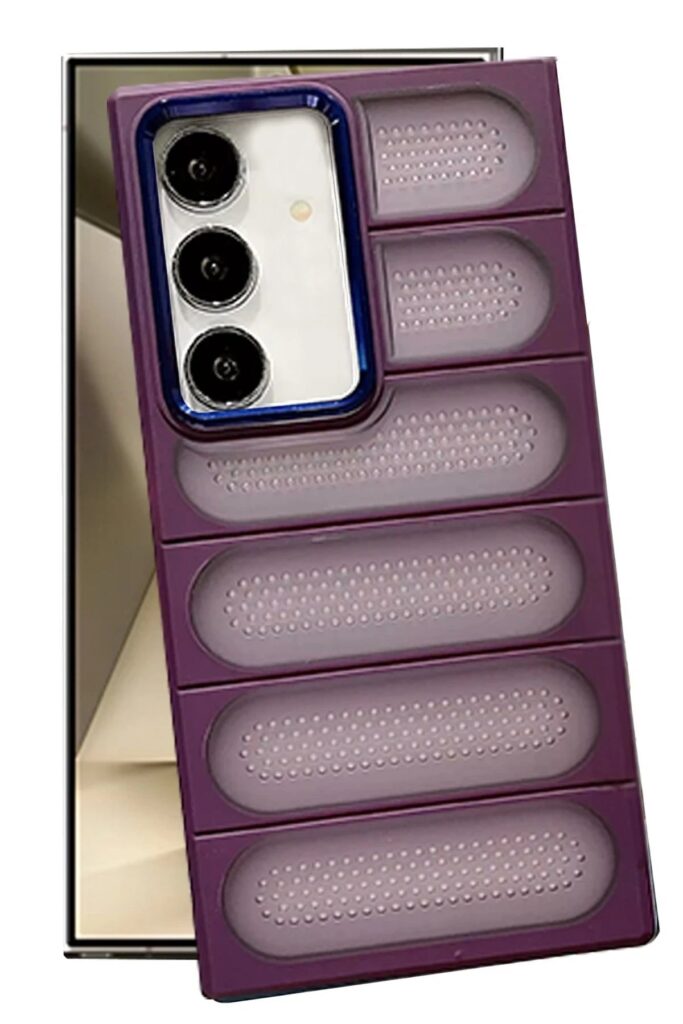 Mey İthalat®  Samsung Galaxy S24 Kılıf Airmax Silikon Kapak - Derin Mor