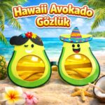 Mey İthalat® Hawaii Temalı Avokado Gözlük – Kostüm & Parti Gözlüğü - Görsel 2