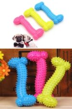BUFFER® Tiny Kemik Oyuncağı Tırtıklı Yüzey Küçük Kemik Plastik Köpek Oyuncağı - Görsel 7
