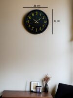 36 Cm Siyah Standart Duvar Saati - Görsel 5