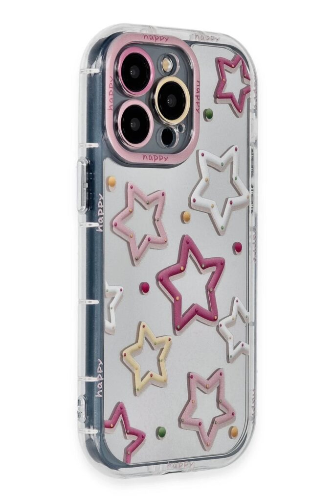 Mey İthalat®  iPhone 14 Pro Max Kılıf Reflexion Desenli Kapak - Desen 3