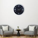 Beyaz 40 Cm Metal Klasik Duvar Saati