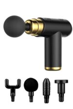 BUFFER® 4 Başlıklı USB Şarj Olabilen Masaj Tabancası - Görsel 5
