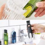 BUFFER®  3 Fonksiyonlu Pratik Şişe Temizleme Fırçası Mutfak Banyo Araç İçin Çok Amaçlı Fırça - Görsel 2