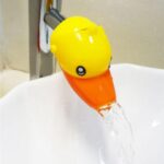 BUFFER® Çocuklar İçin Eğitici ve Güvenli Musluk Uzatıcı Genişletici Başlık Aparatı Ördek Figürlü - Görsel 2