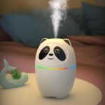 Sevimli Panda Figürlü Hava Nemlendirici – Ultrasonik Soğuk Buhar Makinesi