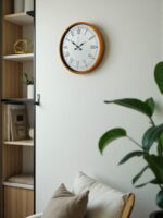 36 Cm Standart Turuncu Duvar Saati - Görsel 3