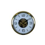 Modern Prestige Gold 60 Cm Çarklı Duvar Saati - Görsel 3