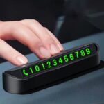 BUFFER® Pratik Fosforlu Telefon Numarası Yamzak İçin Araç İçi Oto Numaratör Numaralık - Görsel 2