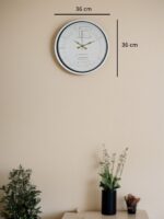 Beyaz 36 Cm Zarif Ve Şık Duvar Saati - Görsel 5