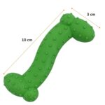 BUFFER® Tiny Kemik Oyuncağı Tırtıklı Yüzey Küçük Kemik Plastik Köpek Oyuncağı - Görsel 2