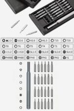 BUFFER® 25 Parça 24 farklı uçlu Mıknatıslı 25 in 1  Tornavida Seti - Görsel 8