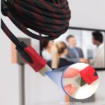 BUFFER® HDMI Kablosu HDTV Bilgisayar Uydu Görüntü Ses Full HD Sargılı Görüntü Aktarma Kablosu - Görsel 2