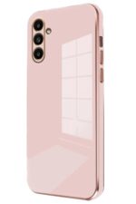 Mey İthalat®  Samsung Galaxy A15 4G Kılıf Volet Silikon - Pembe