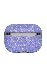 Mey İthalat®  Airpods Pro 2 (2.nesil) Bright Simli Airpods Kapak - Derin Mor - Görsel 2