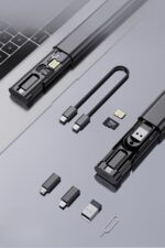BUFFER® Cep Tipi 60W Bas Aç Type-C,İphone Şarj,Micro USB Hızlı Şarj Data Kablo Seti - Görsel 6